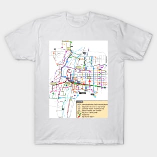 Albuquerque System / Transit Map - USA T-Shirt